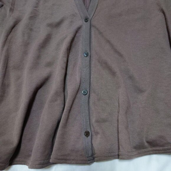 Lavod Brown V-neck Poncho Wraps - Picture 5 of 7